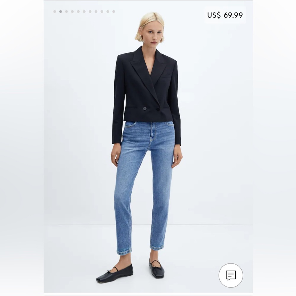 Mango faded mom Jean